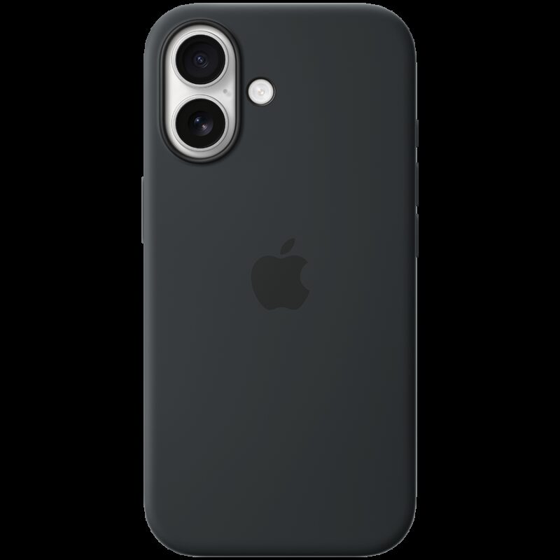 iPhone 17 Silicone Case with MagSafe – Black,Model A3558