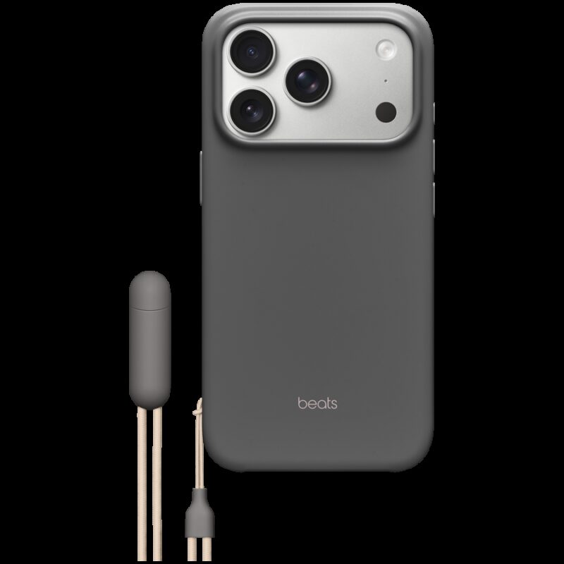 Beats iPhone 17 Pro Kickstand Case with MagSafe and Camera Control – Granite Gray,Model A3509