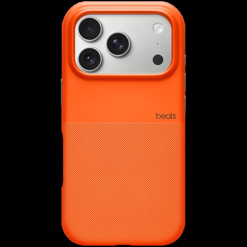 Beats iPhone 17 Pro Rugged Case with MagSafe and Camera Control – Sierra Orange,Model A3514
