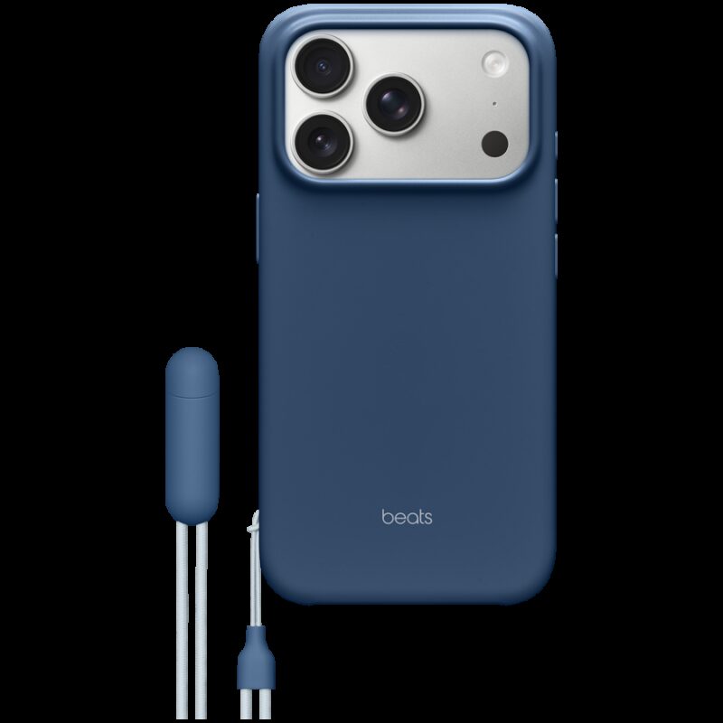 Beats iPhone 17 Pro Kickstand Case with MagSafe and Camera Control – Bedrock Blue,Model A3509