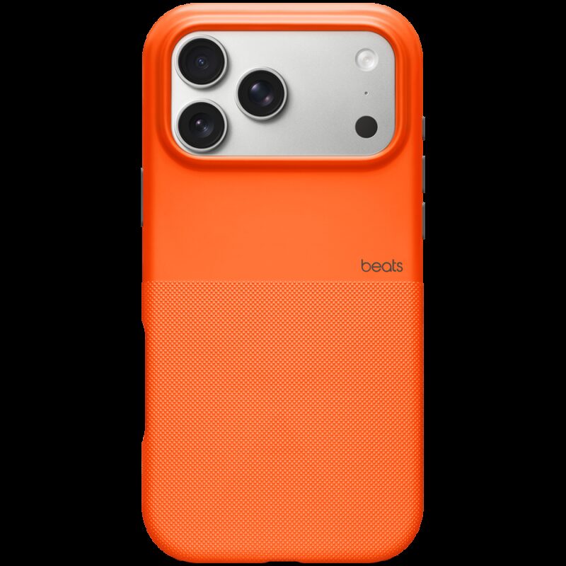 Beats iPhone 17 Pro Max Rugged Case with MagSafe and Camera Control – Sierra Orange,Model A3515
