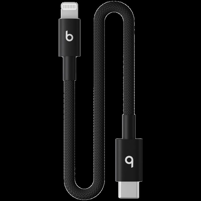 Beats USB-C to Lightning Woven Short Cable (20 cm) – Bolt Black