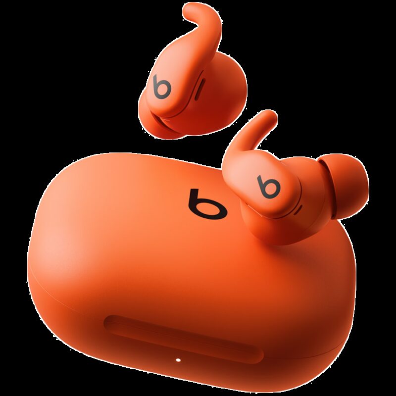 Powerbeats Fit – Wireless Noise-Cancelling Workout Earbuds with Ultimate Secure Fit – Spark Orange,Model A3477 A3476 A3479