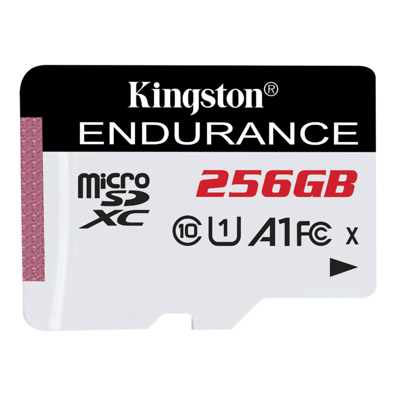 Kingston 256GB microSDXC Endurance 95R/45W C10 A1 UHS-I Card Only