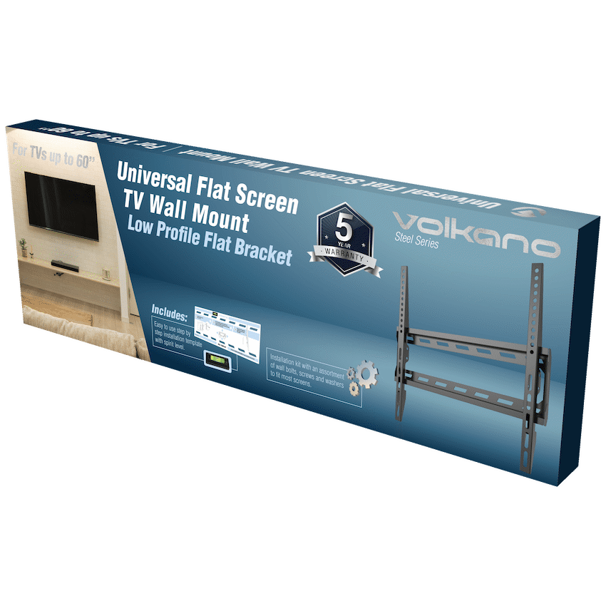 Volkano Steel series TV Wall Mount Flat 26~55 inch - black - Image 3