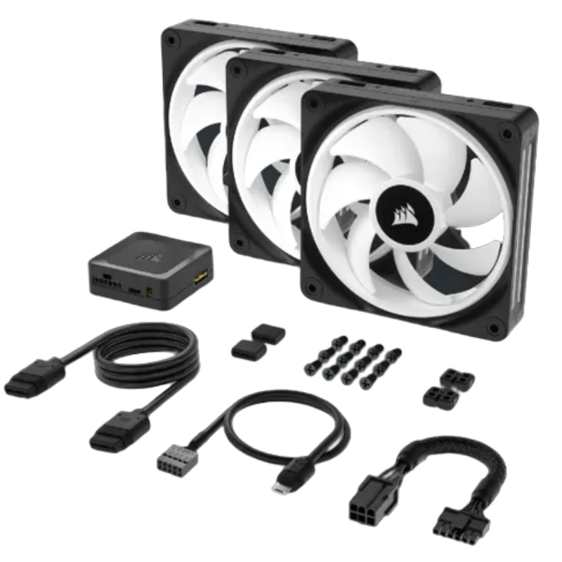 Corsair iCUE LINK QX120 RGB 120mm PWM Fans Starter Kit