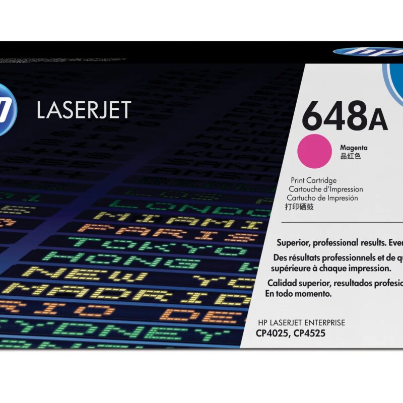 HP 648A LaserJet CP4525/CP4025 Magenta Print Toner Cartridge