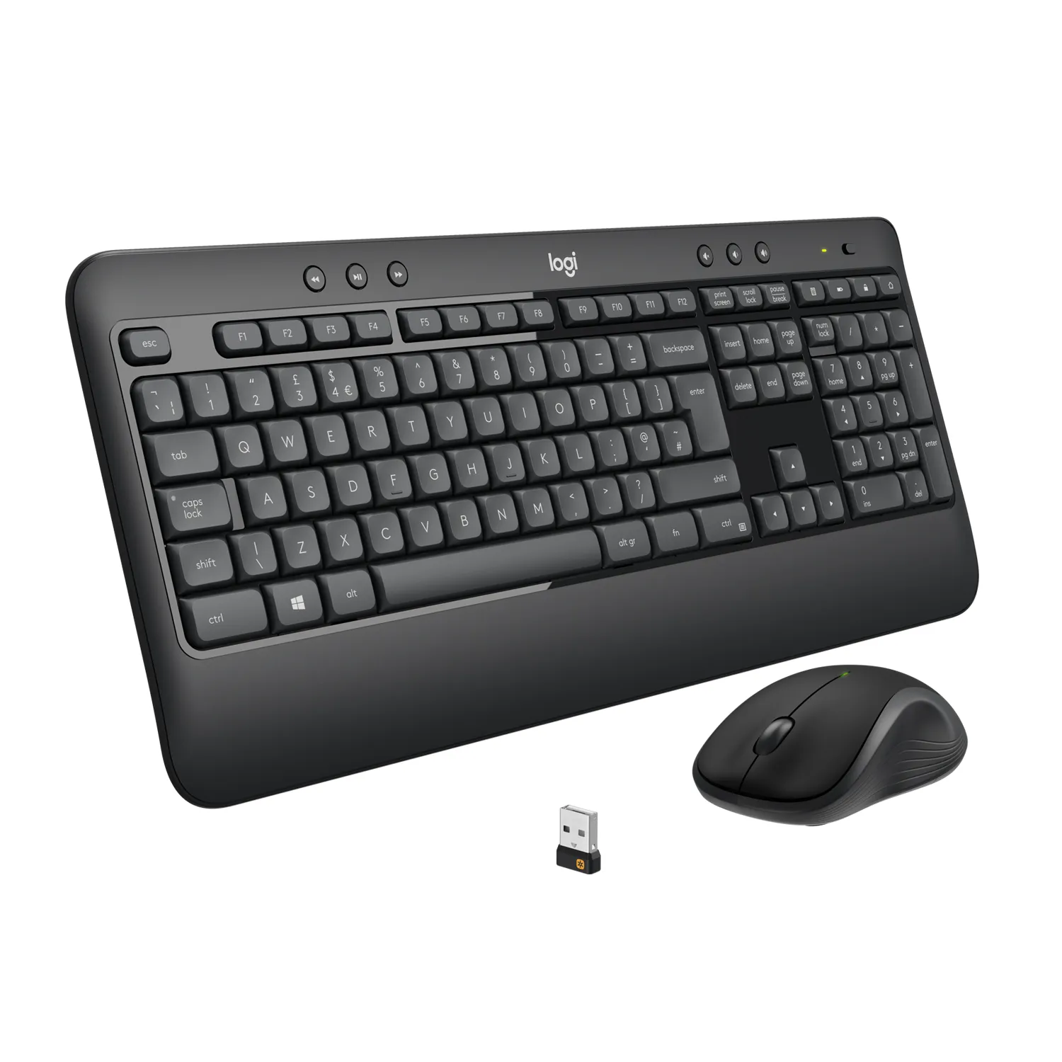 Logitech MK540 Advanced Wireless Keyboard and Mouse - Black