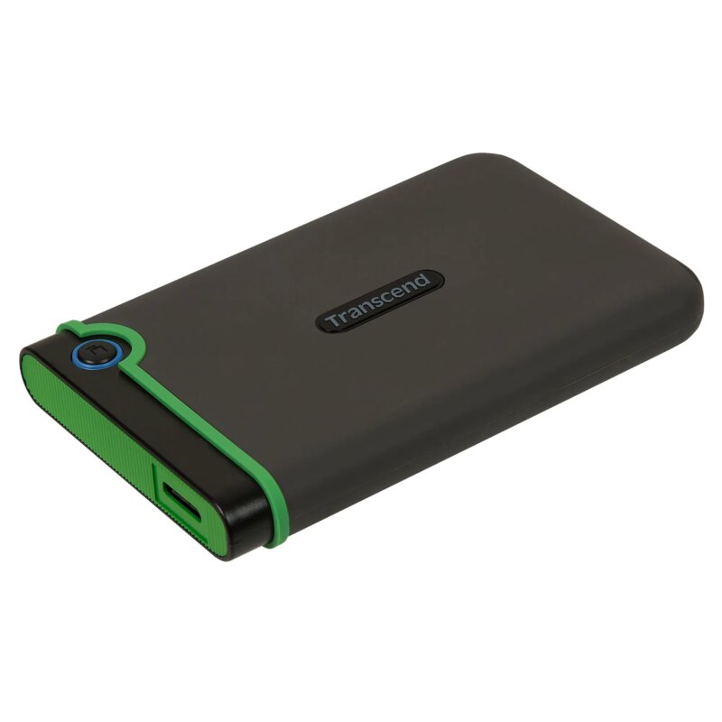 TRANSCEND 2TB STOREJET M3 2.5” USB3.1 RUGGED HDD- SLIM IRON GREY