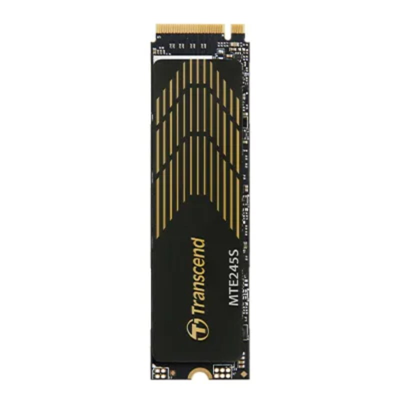 TRANSCEND 1 TB MTE245S PCI-E  GEN 4X4 M.2 NVMe 2280 SSD 3D TLC – 5300 MB/s Read 4600 MB/s Write – 600 TBW