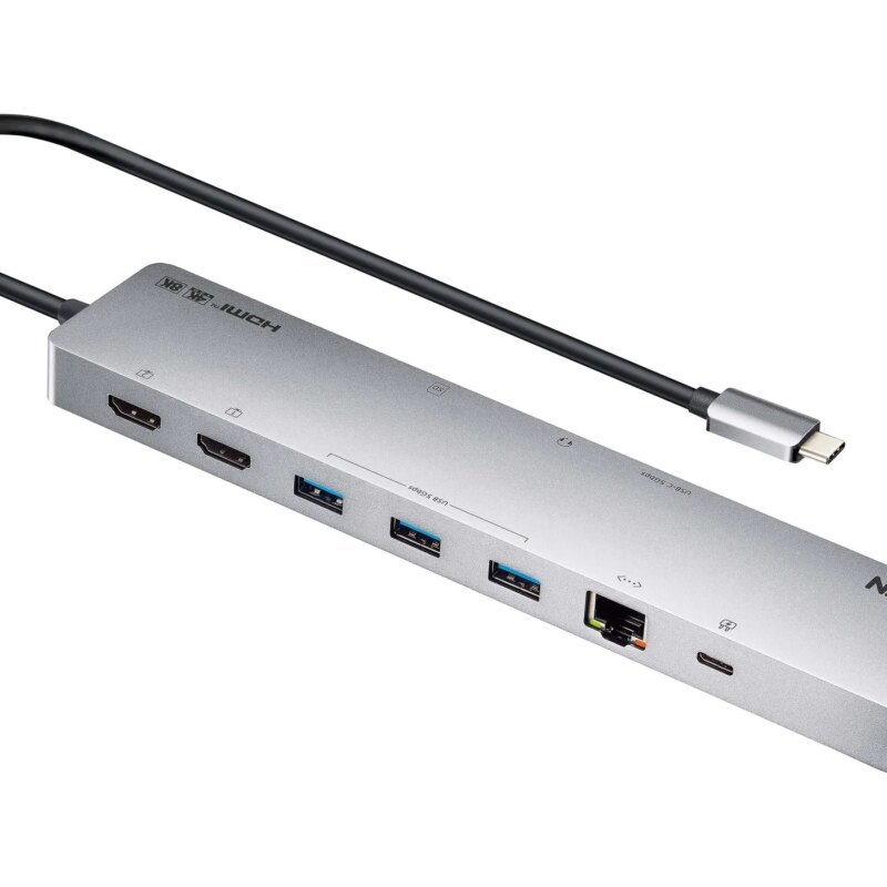 USB-C Multiport Dock with Power Pass-Through
