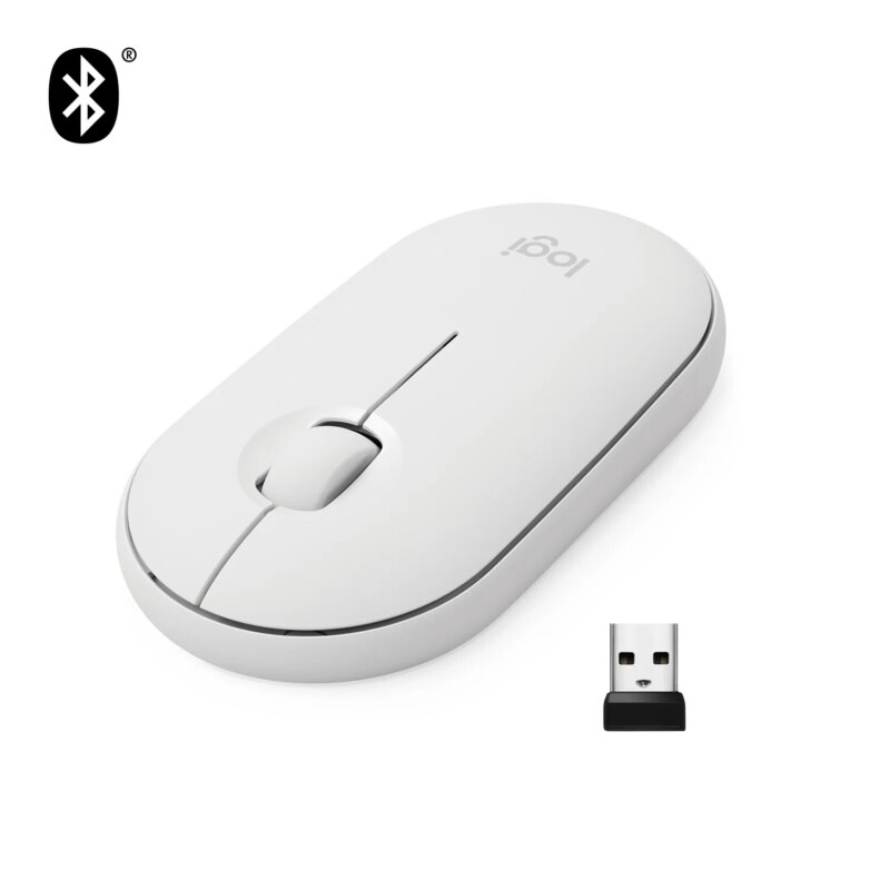 Logitech(R) Pebble M350 Wireless Mouse – Off-White