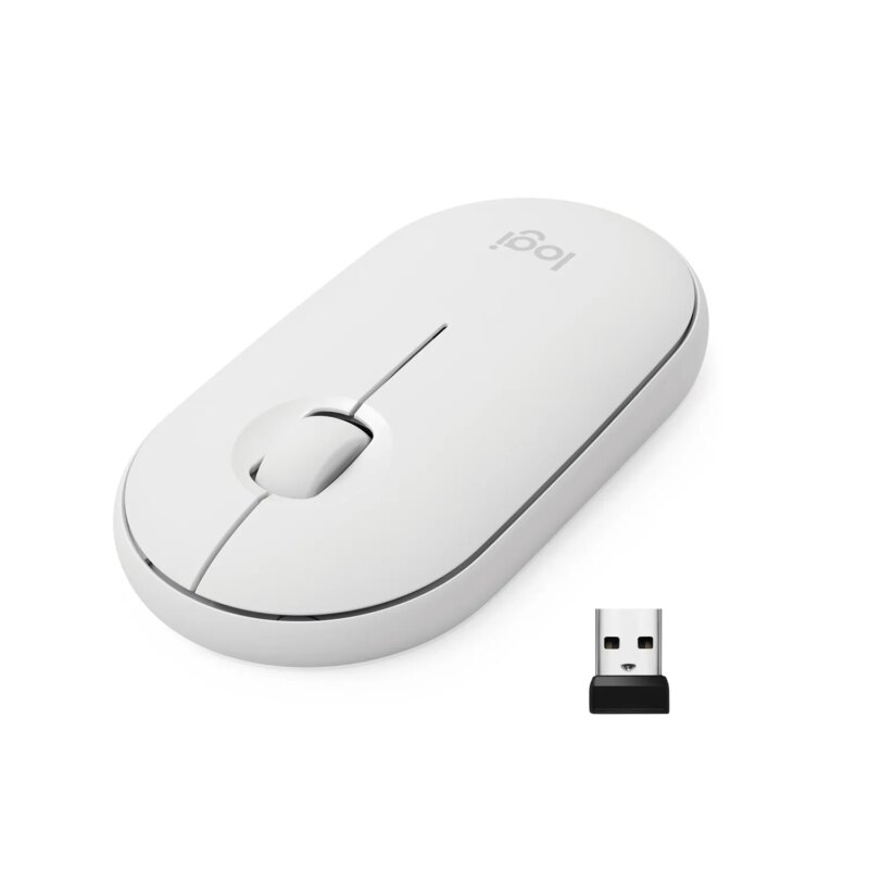 Logitech(R) Pebble M350 Wireless Mouse – Off-White