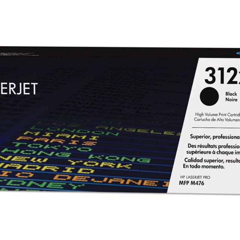HP 312X High Cap Black Toner Cartridge