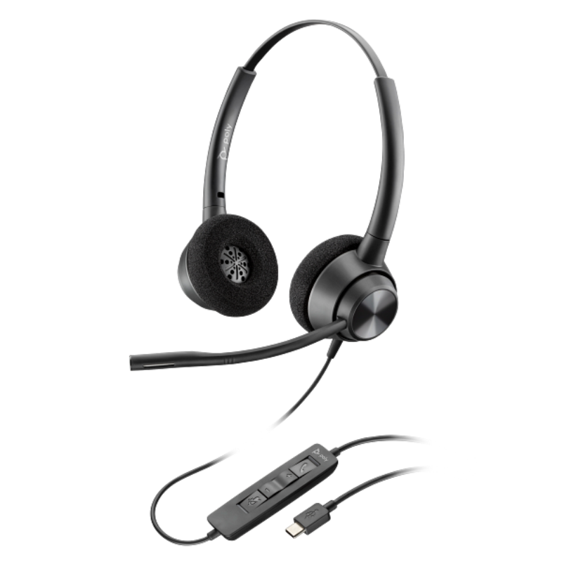 Poly EncorePro 320 Stereo USB-C Headset TAA