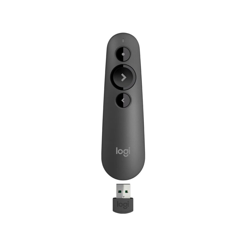 Logitech R500s Graphite Wireless & Bluetooth Laser Presentation Remote