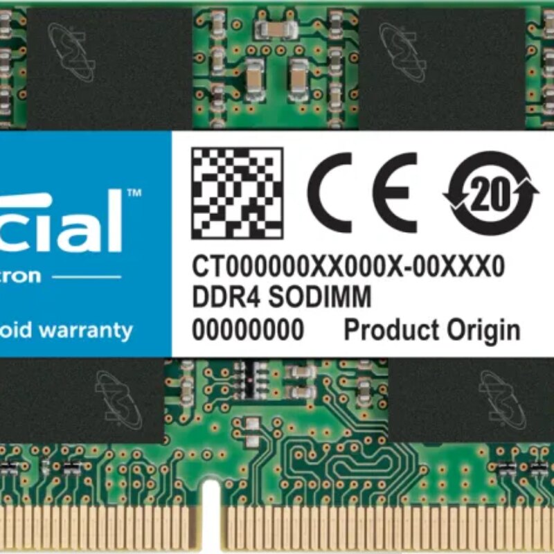 Crucial 16GB 3200MHz DDR4 SODIMM Notebook Memory