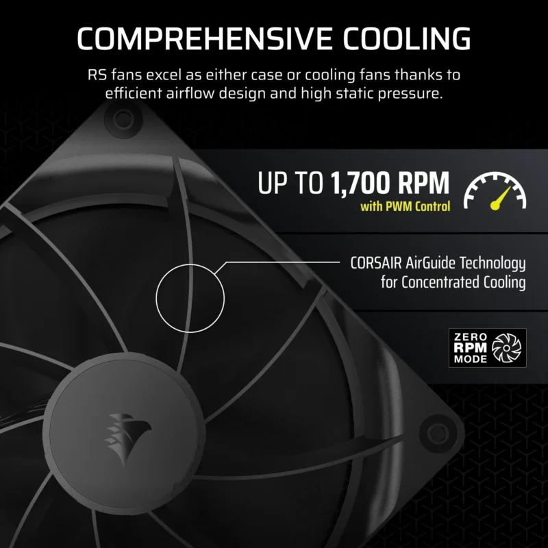 Corsair RS140 140mm PWM Fans Dual Pack