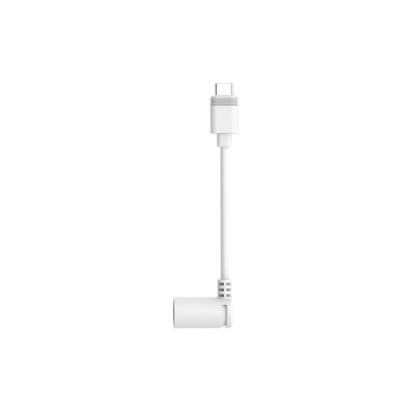 Ring – Solar Panel Barrel Plug to USB-C Adapter-White
