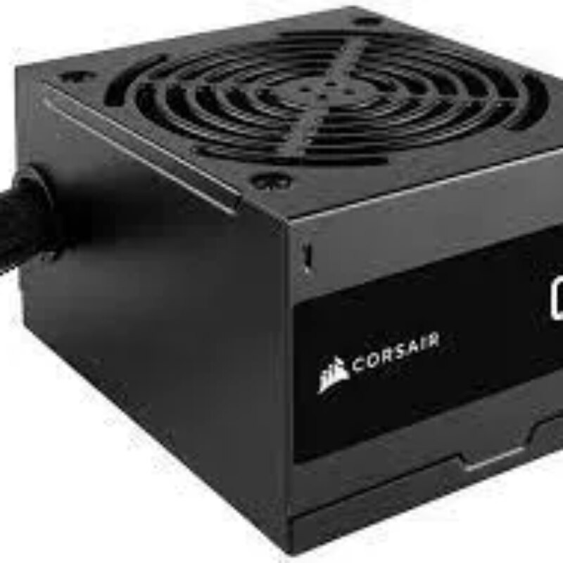 Corsair CX550 – 550 Watt 80 PLUS Bronze; 5yr Warranty; ATX (1); EPS (1); PCI-E (2); 4-Pin Peripheral (2); SATA (3).