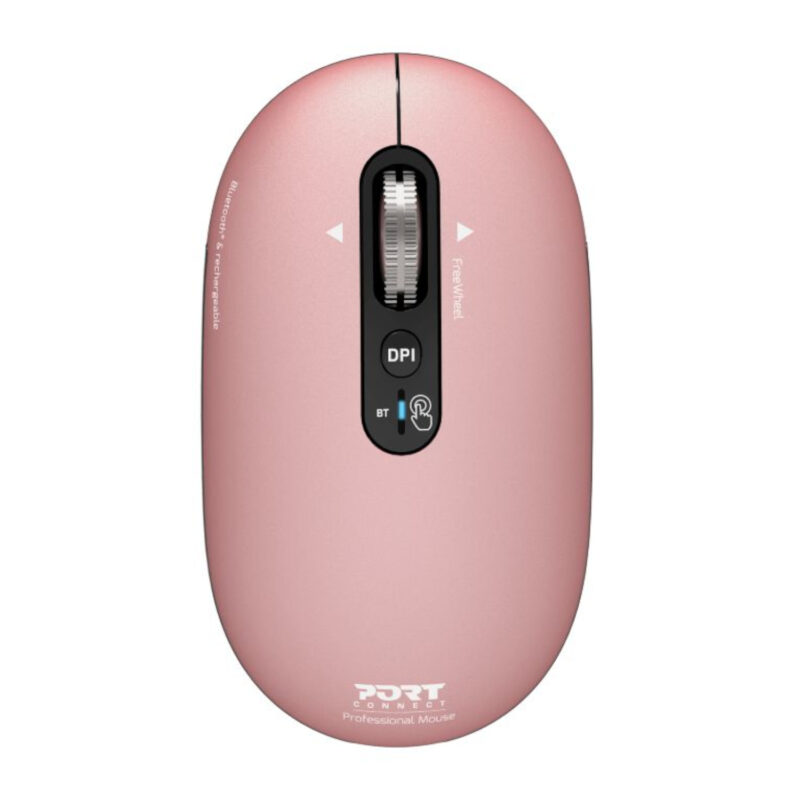 Port Connect PURE MAC Rechargeable Wireless and Bluetooth Mouse – Copper Rose