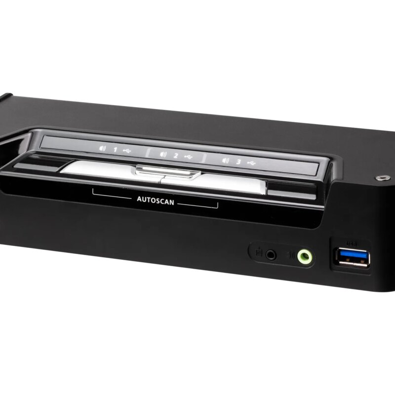 Aten USB-C 3-Port Display Port Hybrid KVMP Switch