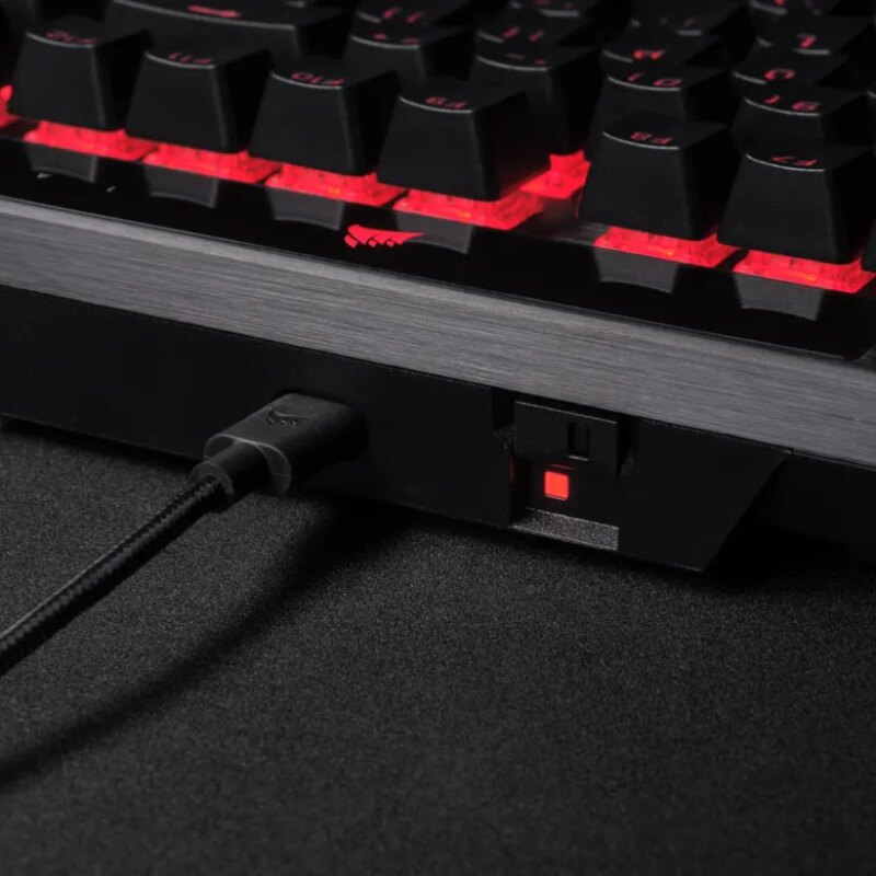 Corsair K70 RGB PRO Mechanical Gaming Keyboard – CHERRY MX SPEED Silver Keyswitches – Black