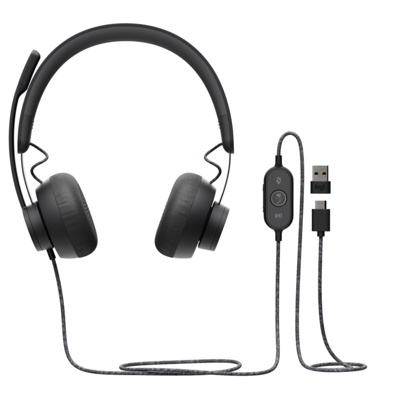 Logitech Zone Wired Headset with Noise Cancelling Mic