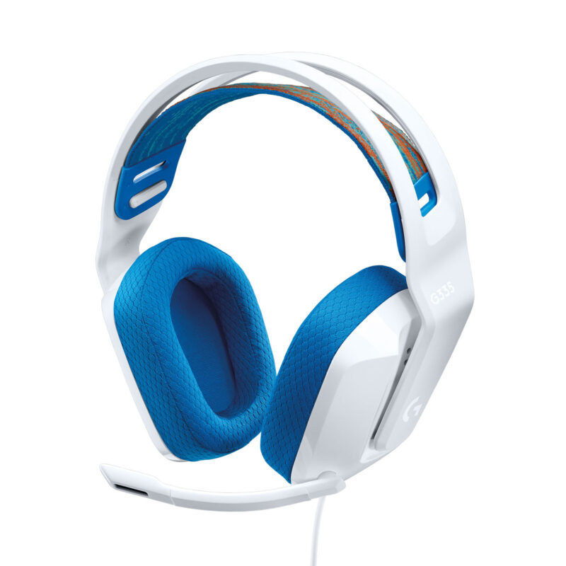 Logitech G335 Wired Gaming Headset – White
