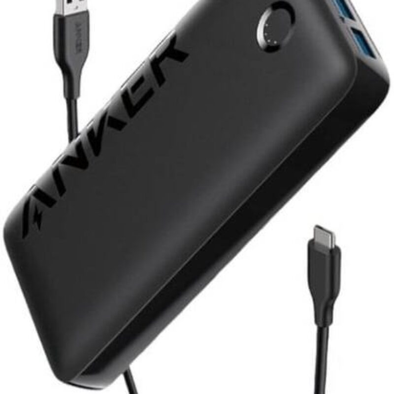 Anker 20000MAh 22.5W TypeC Cable Powerbank Black