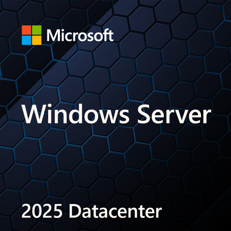 Microsoft Windows Sever Datacenter 2025 64Bit DSP 24 Core