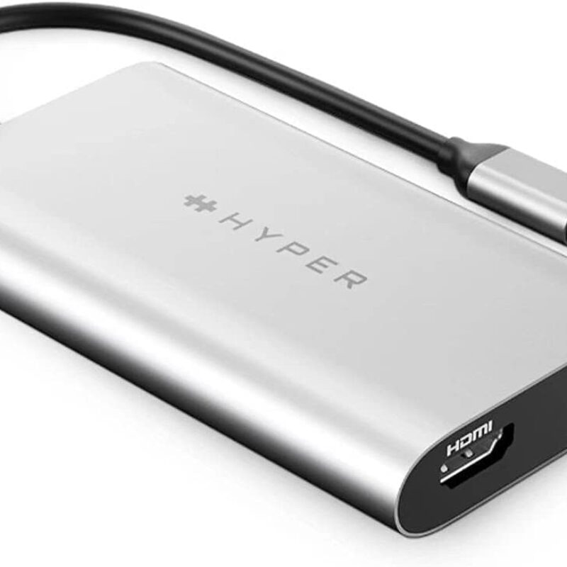 HyperDrive USB-C To Dual HDMI Adapter+PD over USB (M1)