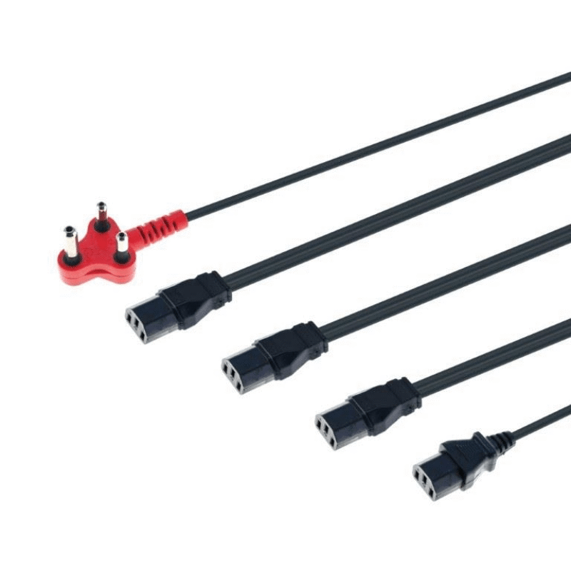 Multi Plug – 4 Power Red (Shaved)