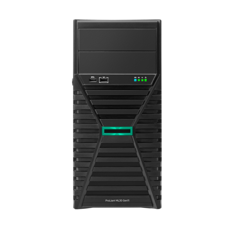 HPE ProLiant ML30 Gen11 E-2436 2.9GHz 4-core 1P 16GB-U 8SFF-HP 800W PS Server