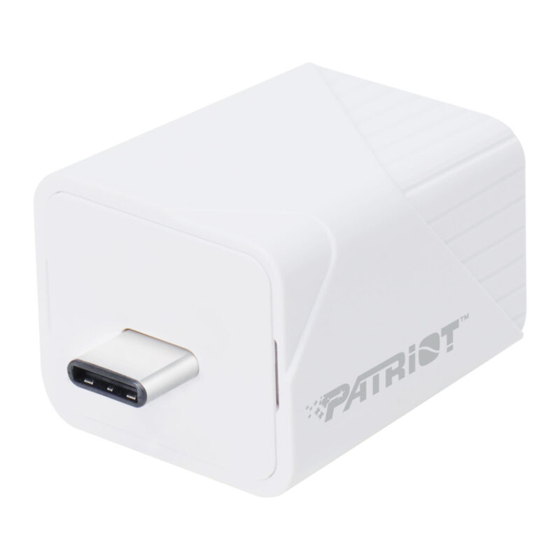 Patriot iLuxe Cube 128GB Type-C Smart Backup Solution – White