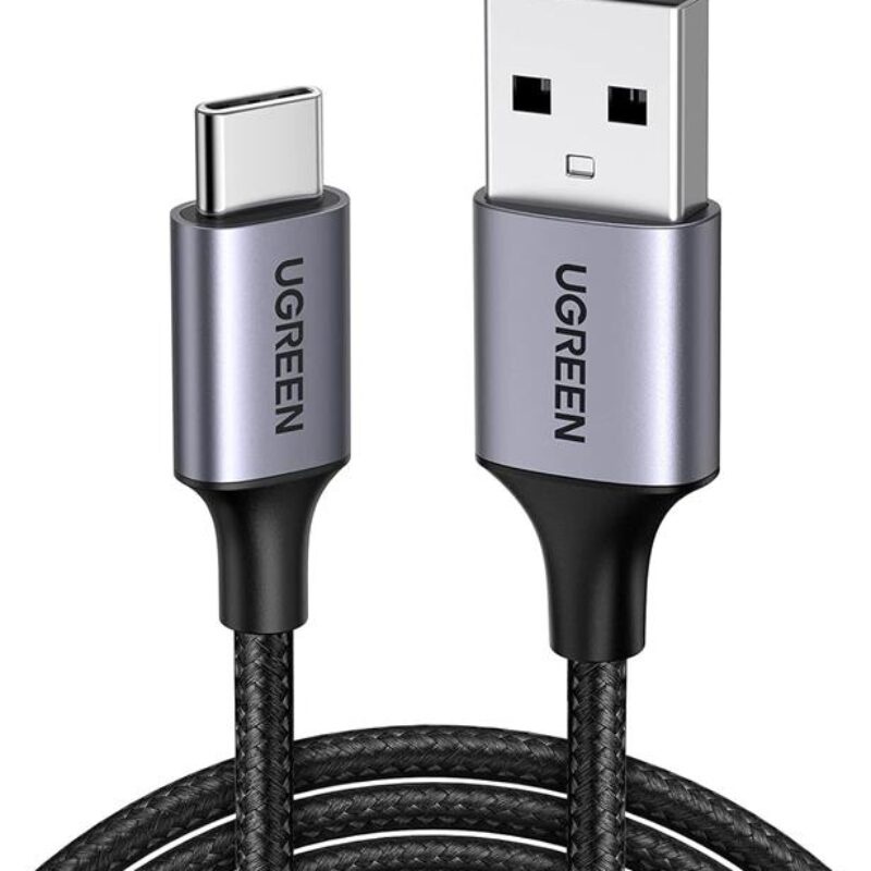 Ugreen USB To Type C Braid Cable 1M-Black