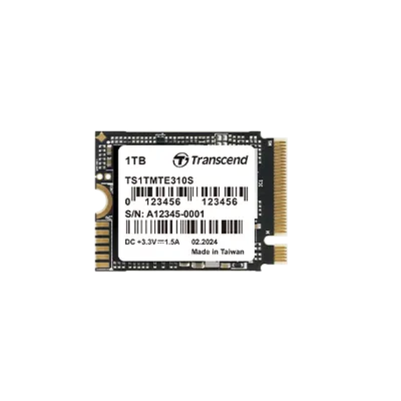 Transcend 1 TB MTE310S PCI-E GEN 4×4 M.2 2230 SSD 3D NAND – 5000 MB/s Read 3500 MB/s Write – 600 TBW