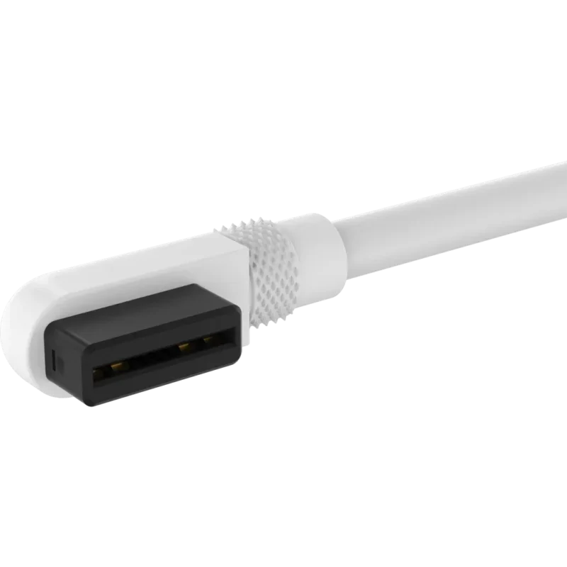 Corsair iCUE LINK Cable; 2x 135mm with Slim 90° connectors; White