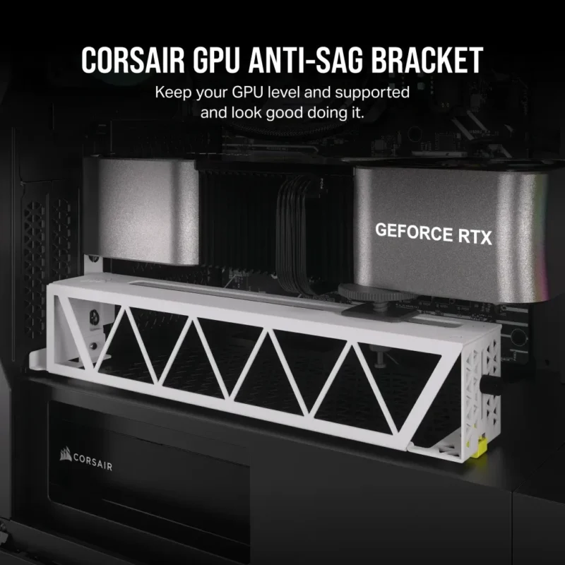 GPU Anti-Sag Bracket; White