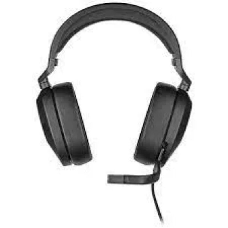 HS65 Premium Carbon Headset; 50mm Audio Drivers; Omnidirectional Mic – Console Ready.