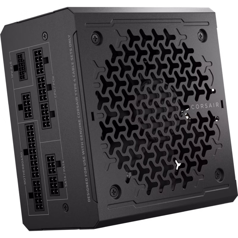 Corsair RM Series RM1000e _ 1000 Watt 80 PLUS Gold Fully Modular ATX PSU; ATX 3.1 and PCIE 5.1 ; 7yr Warranty