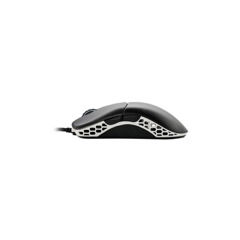 Ducky Mouse Feather Black and White – Huano Blue switches; PixArt sensor; 16000 DPI.