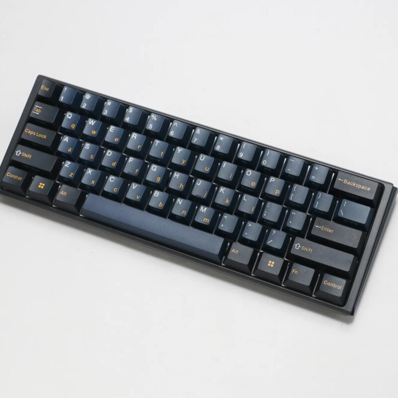 Ducky Keyboard One 3 Pro 60% Mechanical Keyboard; RGB; PBT Tripple Shot Keycaps  – Cherry MX2A Brown .