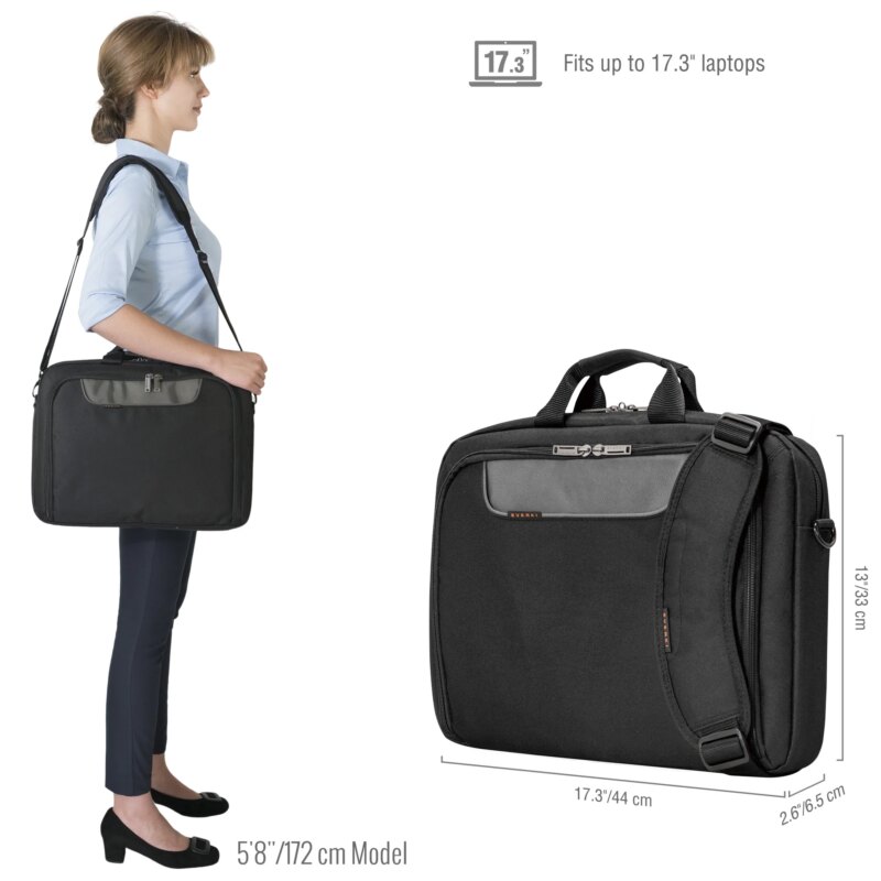 EVERKI EKB407NCH17 ADVANCE 17.3” NOTEBOOK BRIEFCASE BAG