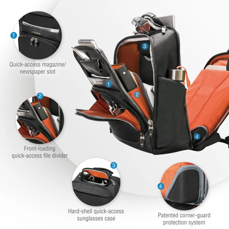 EVERKI EKP132S17 ONYX 17.3” LAPTOP BACKPACK