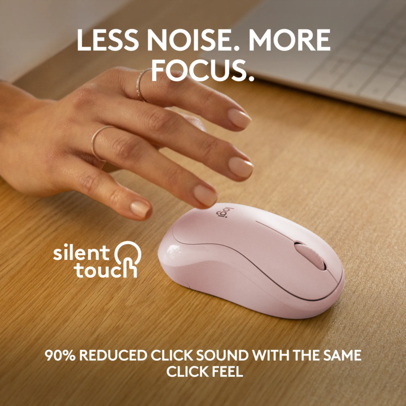 Logitech M240 Silent Bluetooth Mouse – Rose Gold