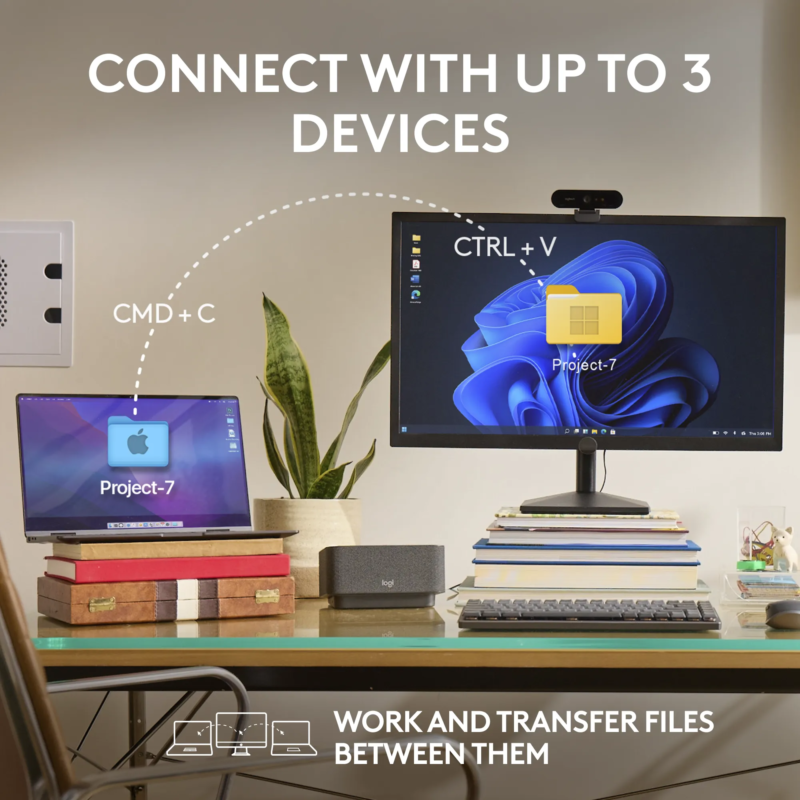 Logitech(R) MX Anywhere 3S Bluetooth Mouse – Pale Grey