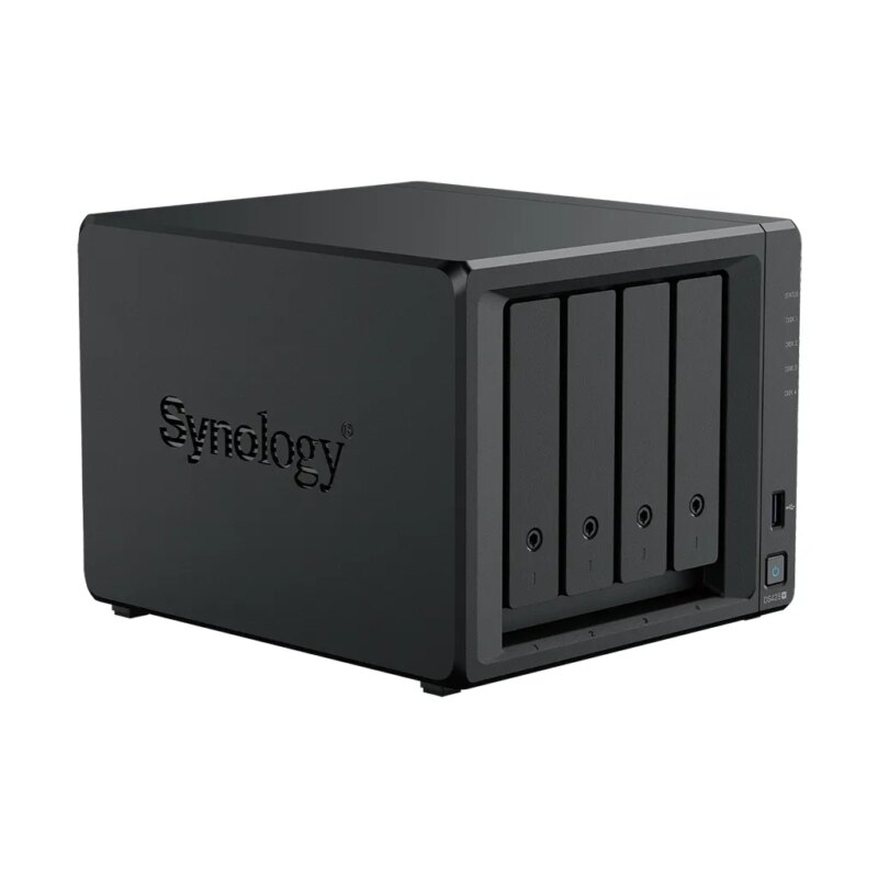 Synology DiskStation DS425+ 4 Bay – Intel Celeron J4125 4C CPU 2 GB soldered DDR4 non-ECC (1 memory slot upgradeable to 6GB)