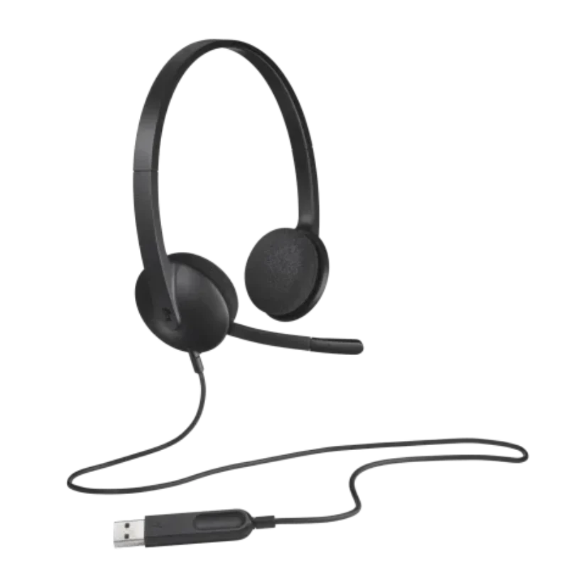 Logitech H340 Black Computer Stereo USB Headset