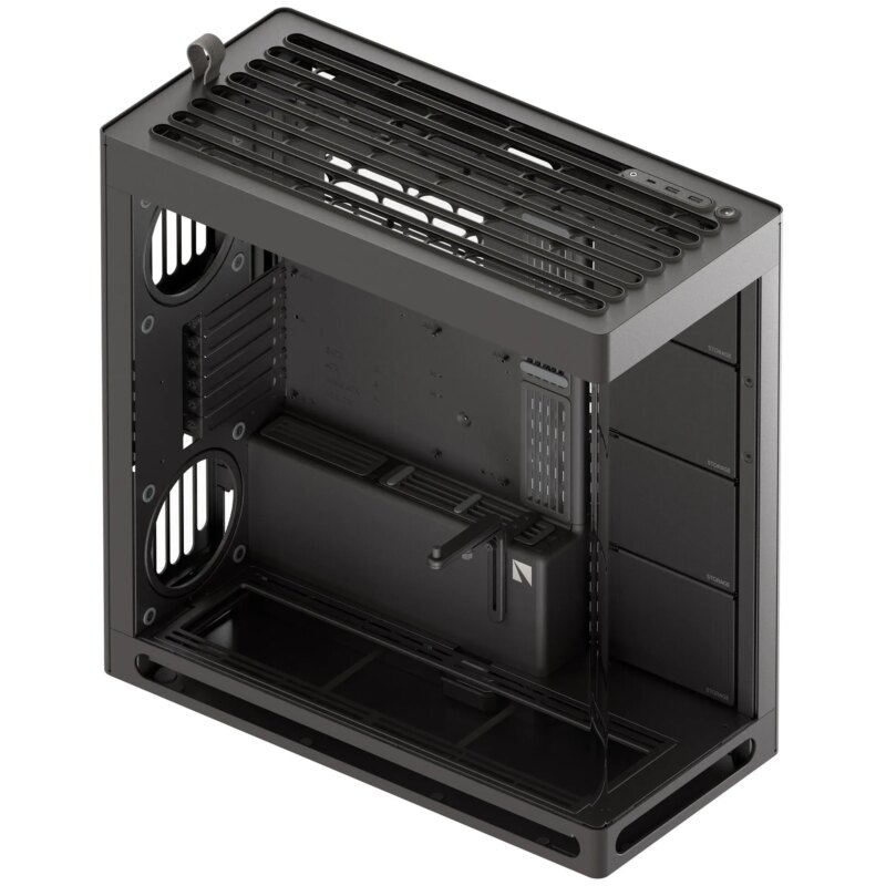 Aerocool HAVN HS 420 Base Edition Black EATX case – Supports up to 11 fans (0 incl) – 4x 3.5” or 8x 2.5” – 420mm Radiator.